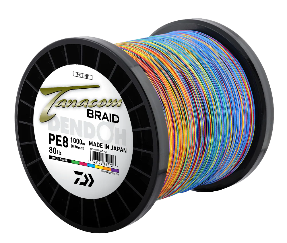 Daiwa Tanacom Braid Multi Colour
