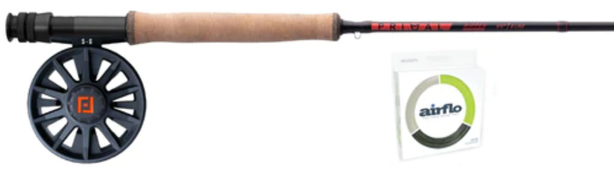 Primal Ripper Fly Combo Surge With Line Sz 9' 8wt