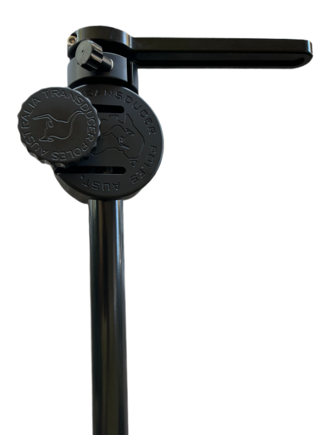 Transducer Poles Australia Ultra Hd Black 1600/32mm Pole With Mounting Block & Locking Collar