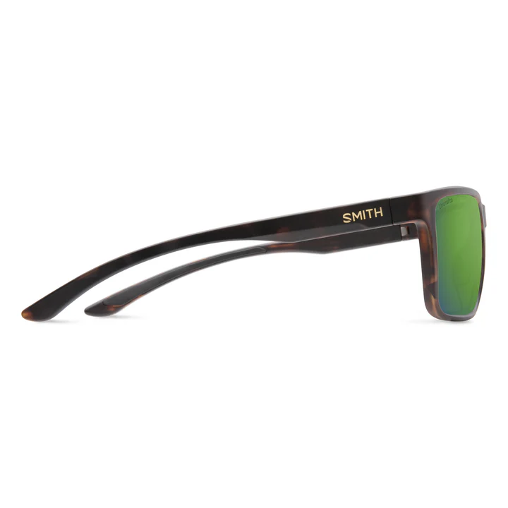 Smith Riptide Matte Polarised Sunglasses (tortoise Chromapop Green Mirror)