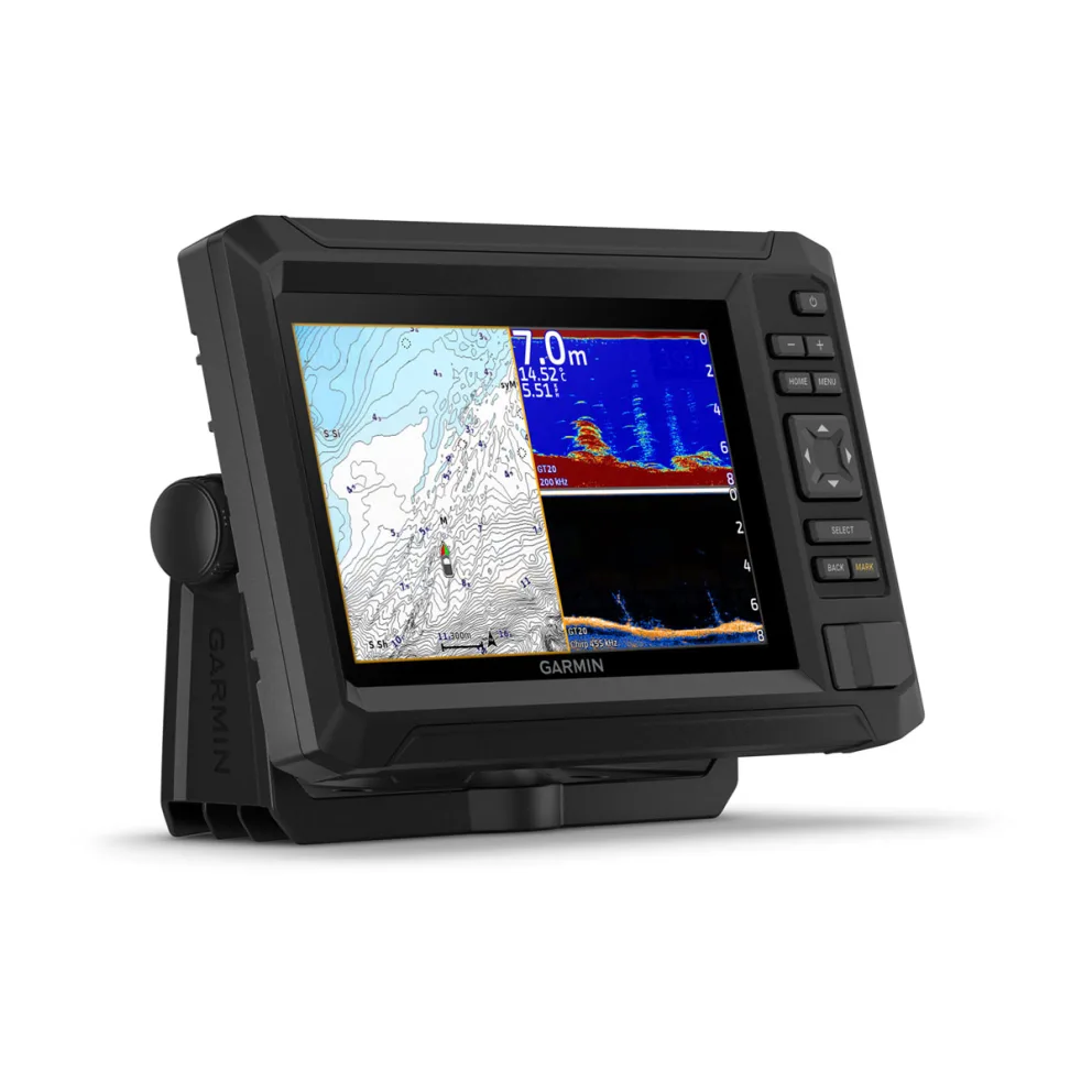 Garmin Echomap Uhd2 7" Chartplotter 75cv With Gt20-tm Transducer