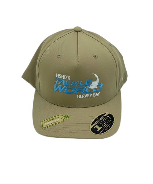 Fisho's Tackle World Cap A Frame Recycled Khaki