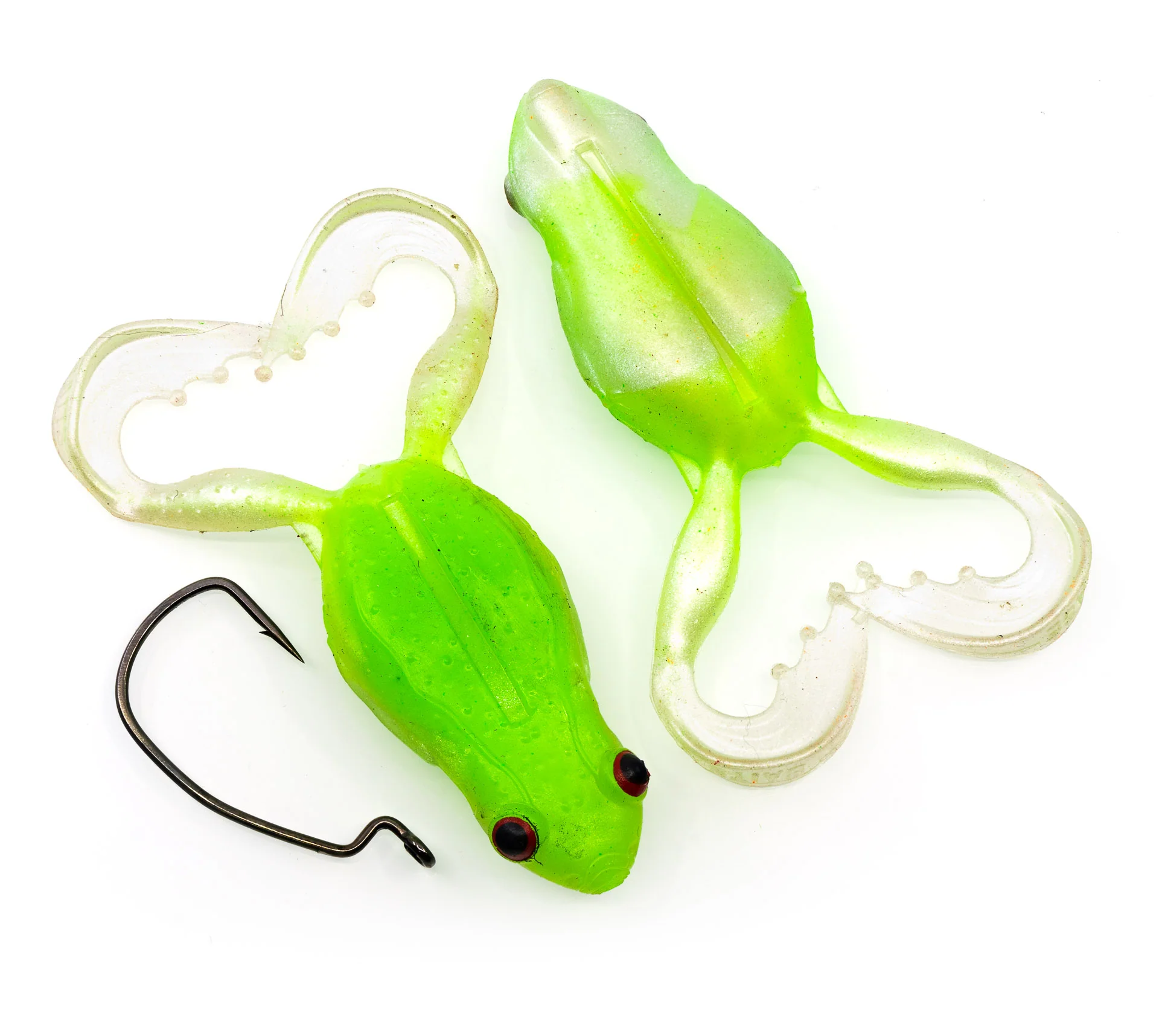 Chasebaits Flexi Frog 65mm Soft Plastic Lure [cl:green Tree Frog]