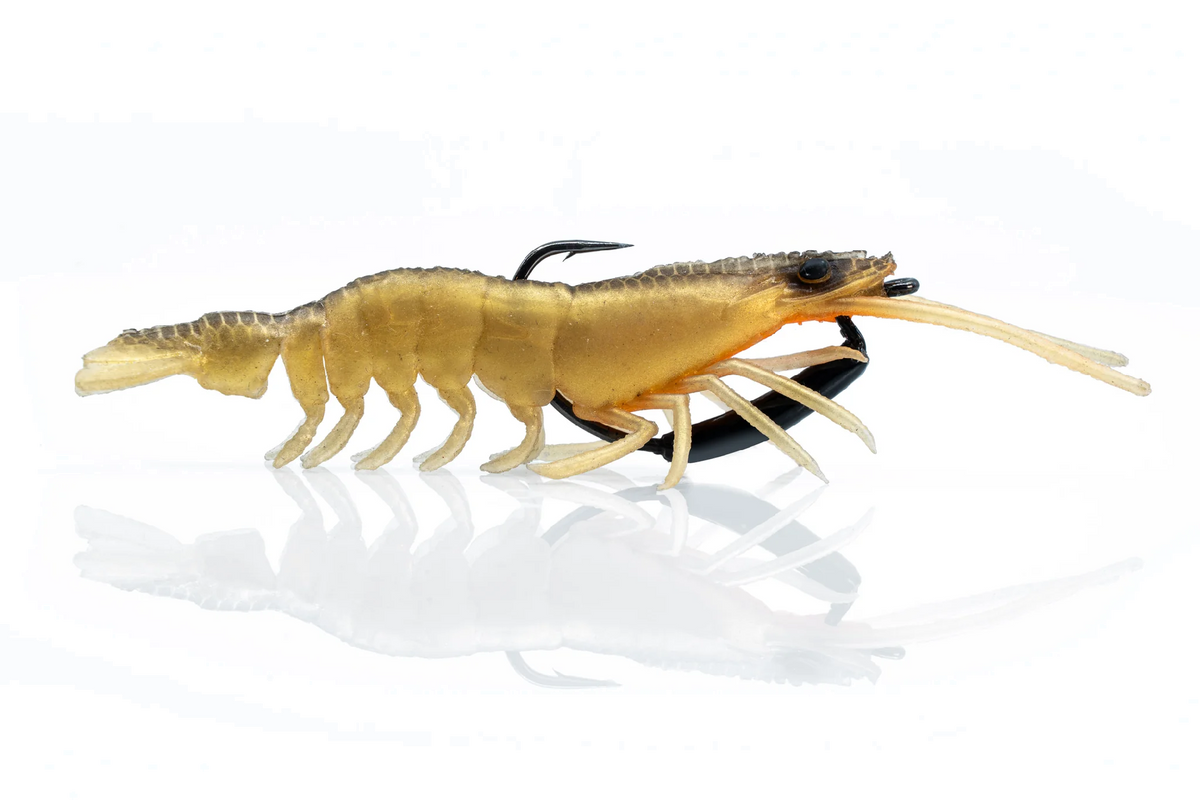 Chasebaits Flick Prawn 95mm Soft Plastic Lure [cl:nugget]