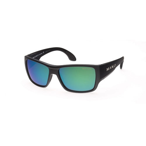 Mako Covert Polarised Sunglasses G2h5 (rose Lens Green Mirror Matt Black)