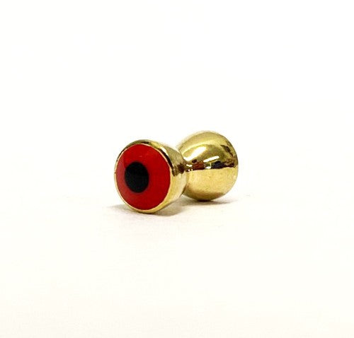 Todd Hour Glass Eyes Gold/red 5.5mm Medium