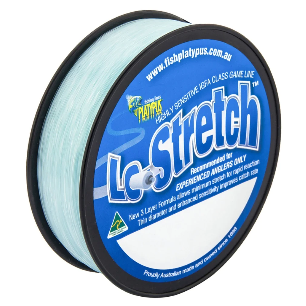 Platypus Lo Stretch Monofilament Fishing Line Blue