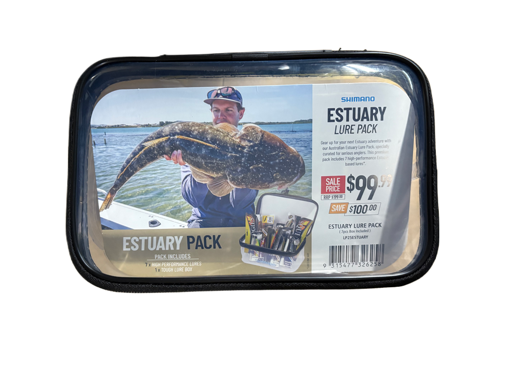 Shimano Estuary Lure Pack 7pcs + Tough Lure Box ><