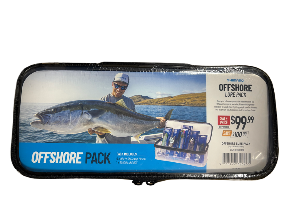 Shimano Offshore Lure Pack 5pcs + Tough Lure Box ><