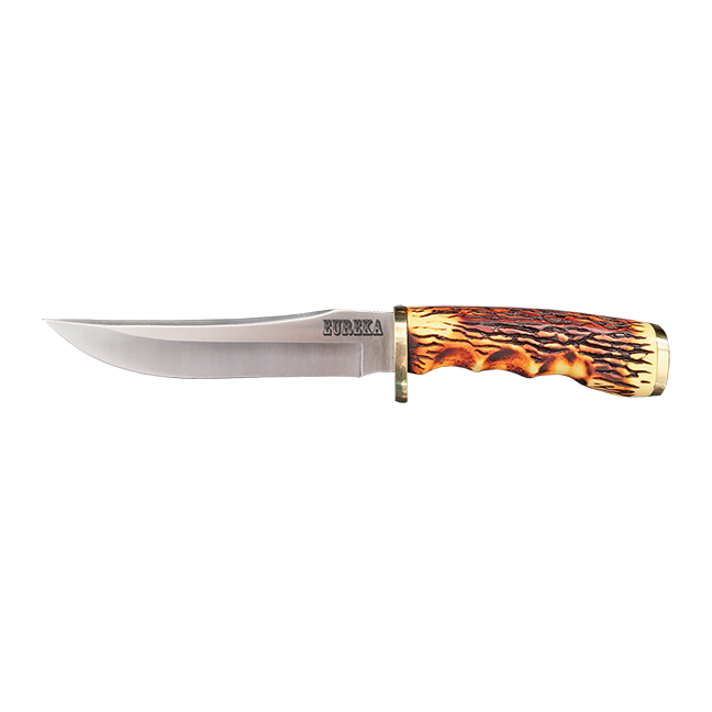 Eureka Hunting Knife With Sheath Trophy Eho71 ><