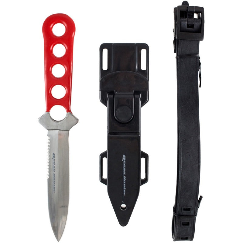 Ocean Hunter Red Back Dive Knife