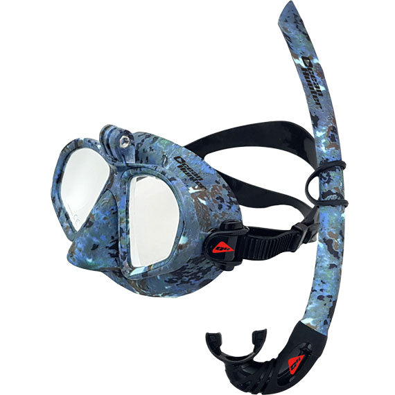 Ocean Hunter Chameleon Gopro Mask And Snorkel Set Camo >