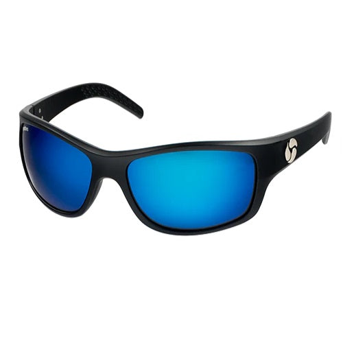 Spotters Fusion Polarised Sunglasses (matt Black Ice Blue)