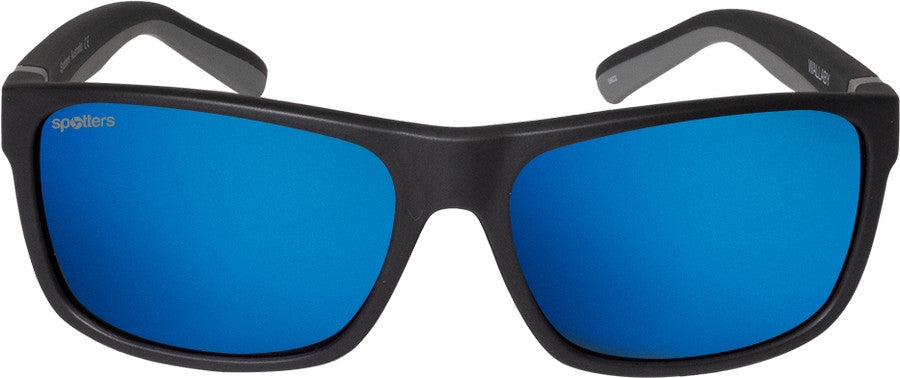 Spotters Kids Wombat Polarised Sunglasses (matt Black Blue)