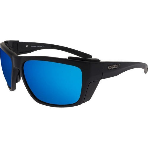 Spotters Renegade Polarised Sunglasses (matt Black Ice)