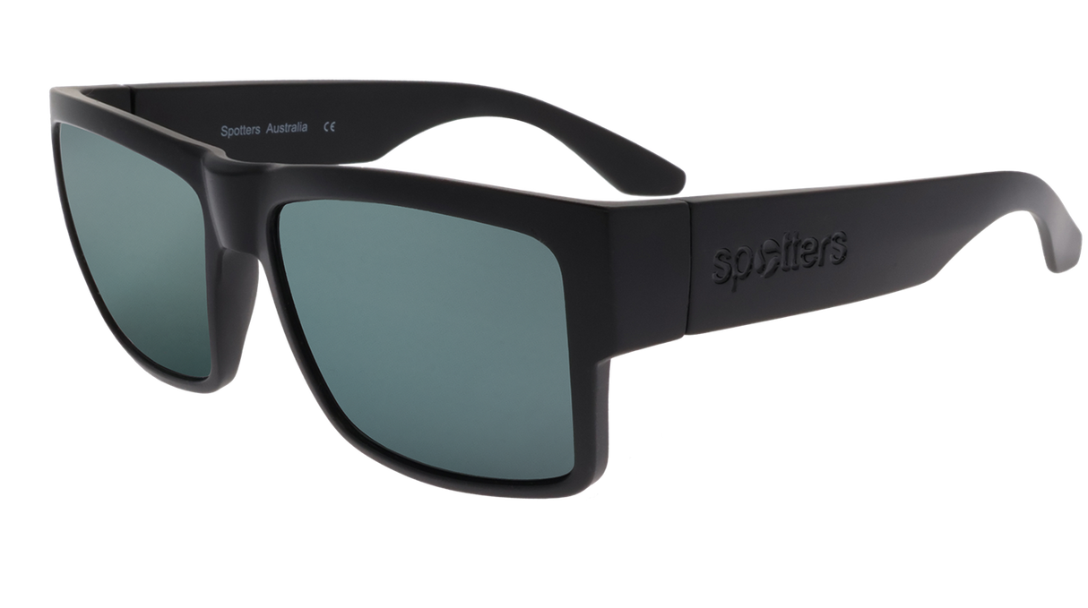 Spotters Striker Polarised Sunglasses (matt Black Carbon)