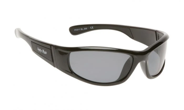 Ugly Fish Jnr Polarised Sunglasses Pk911 (black Frame - Smoke Lens)
