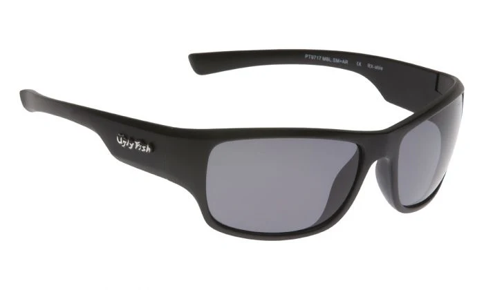Ugly Fish Polarised Sunglasses Pt9717 (matt Black Frame - Smoke Lens)