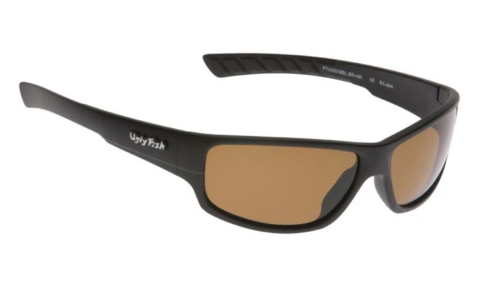 Ugly Fish Polarised Sunglasses Pt9400 (matt Black Frame - Brown Lens)