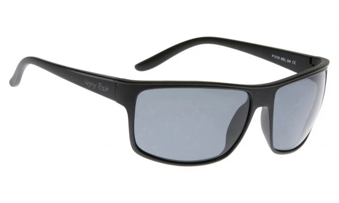 Ugly Fish Polarised Sunglasses P1016 (matt Black Frame - Smoke Lens)