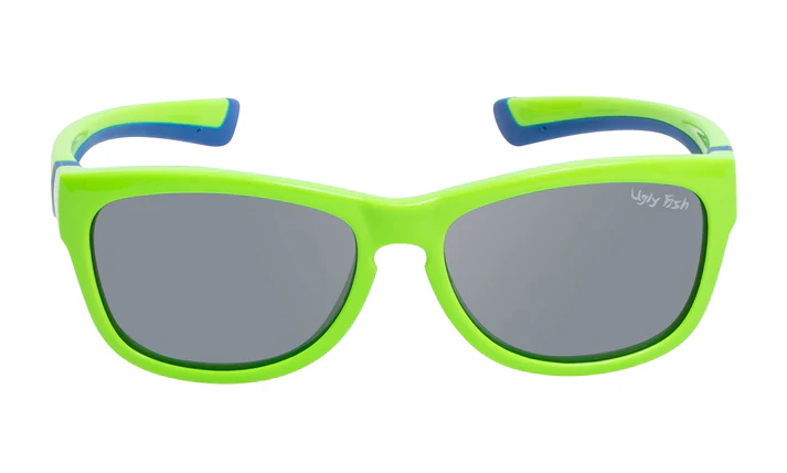 Ugly Fish Jnr Polarised Sunglasses Pk488 (green Frame - Smoke Lens)
