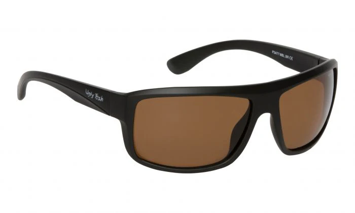 Ugly Fish Polarised Sunglasses P3477 (matt Black Frame - Brown Lens)