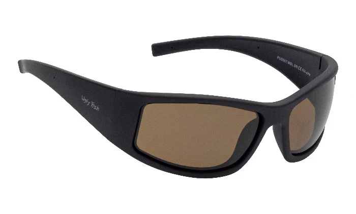 Ugly Fish Polarised Sunglasses Pu5507 (matt Black Frame - Brown Lens)