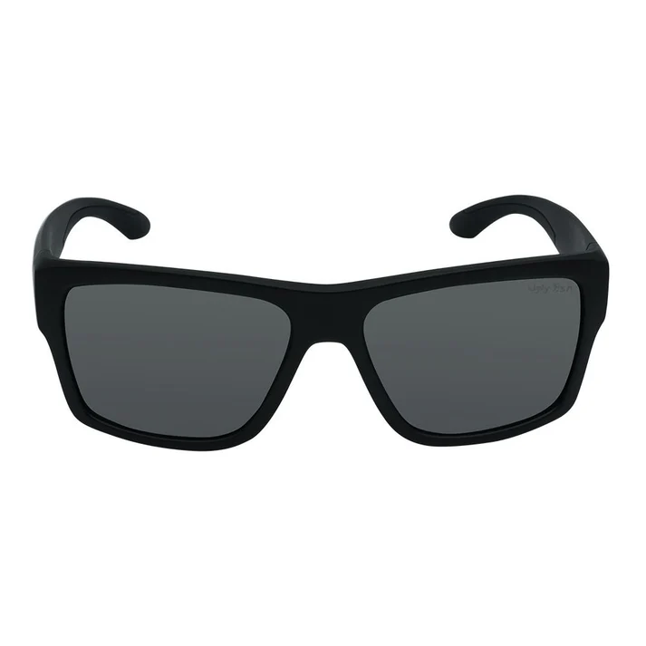 Ugly Fish Recycled Polarised Sunglasses Pfn210 (matt Black Frame - Smoke Lens)