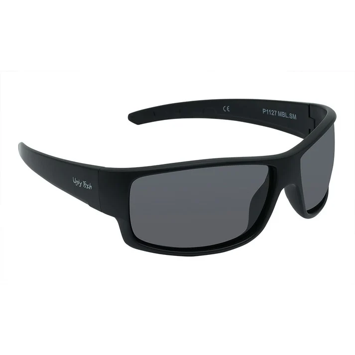 Ugly Fish Polarised Sunglasses P1127 (matt Black Frame - Smoke Lens)