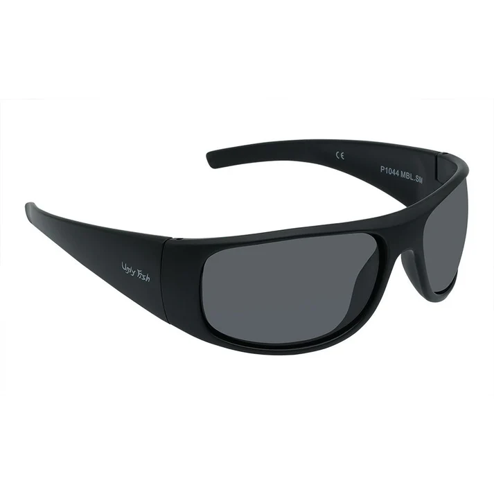 Ugly Fish Polarised Sunglasses P1044 (matt Black Frame - Smoke Lens)