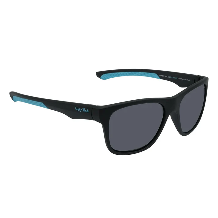 Ugly Fish Floating Polarised Sunglasses Pfr391 (matt Black Frame - Smoke Lens)