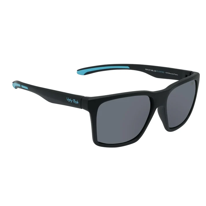 Ugly Fish Floating Polarised Sunglasses Pfr357 (matt Black Frame - Smoke Lens)