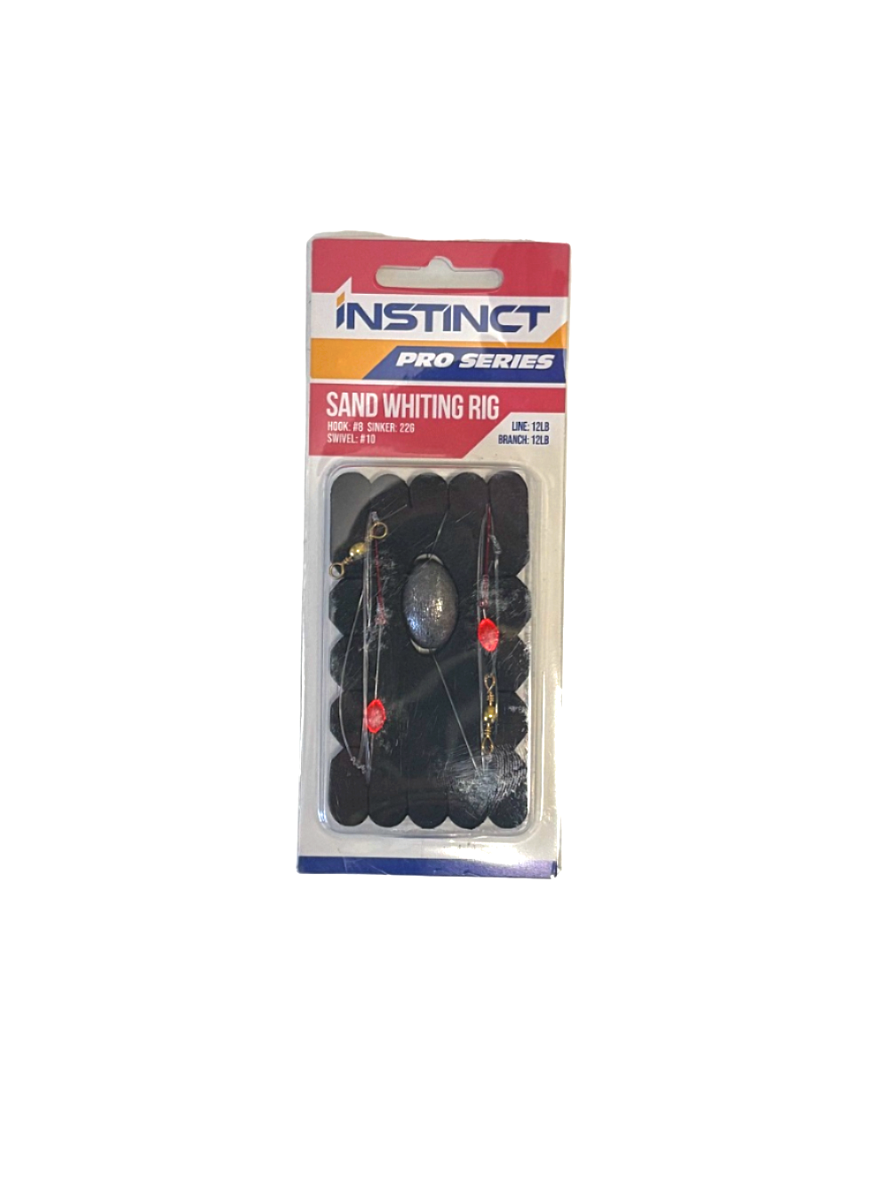 Instinct Pro Series Pre-made Sand Whiting Rig Running Sz 8 Hooks