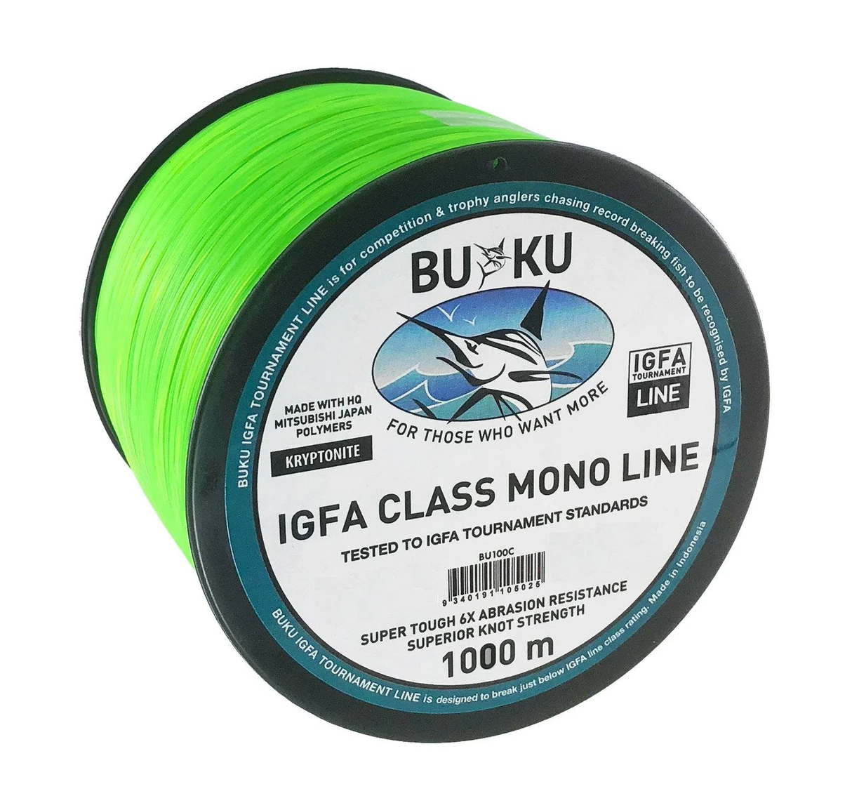 Buku Igfa Kryptonite Monofilament Fishing Line
