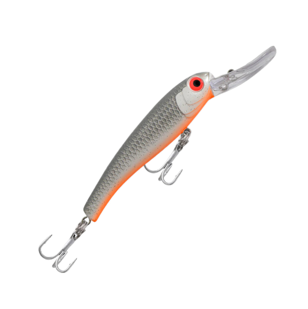 Fishcraft Dr Stretch 85mm 12.5g Mid Diver Hard Body Lure [cl:grey Ghost]