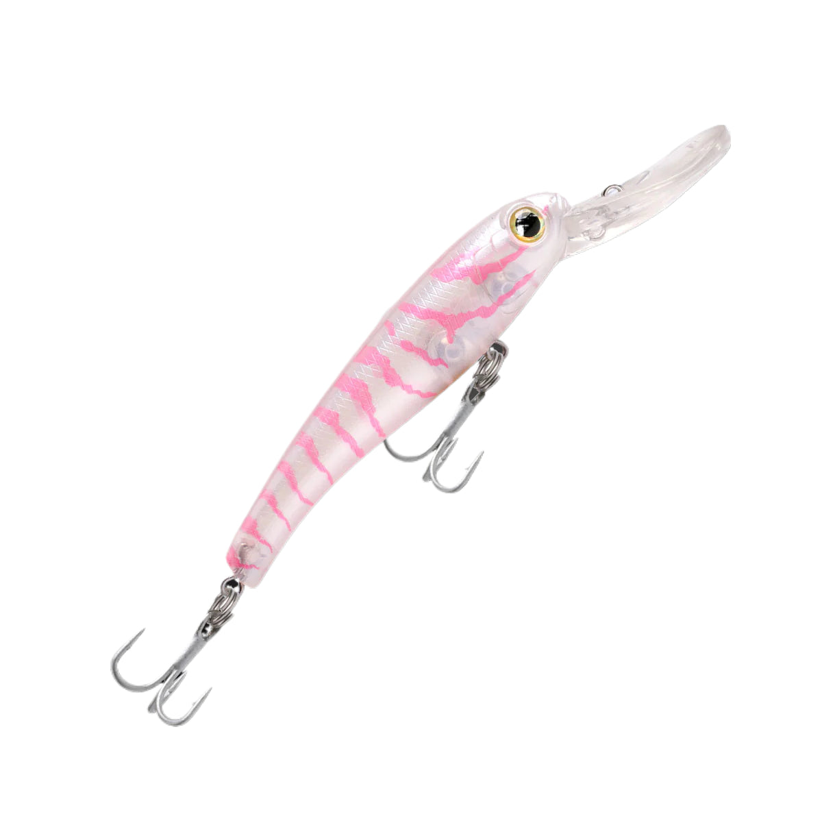 Fishcraft Dr Stretch 85mm 12.5g Mid Diver Hard Body Lure [cl:pink Prawn]