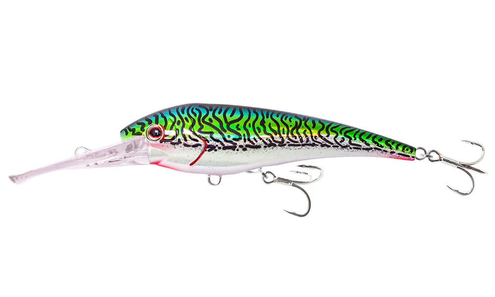Nomad Dtx Minnow 120mm 36g Deep Diver Hard Body Lure [cl:silver Green Back]