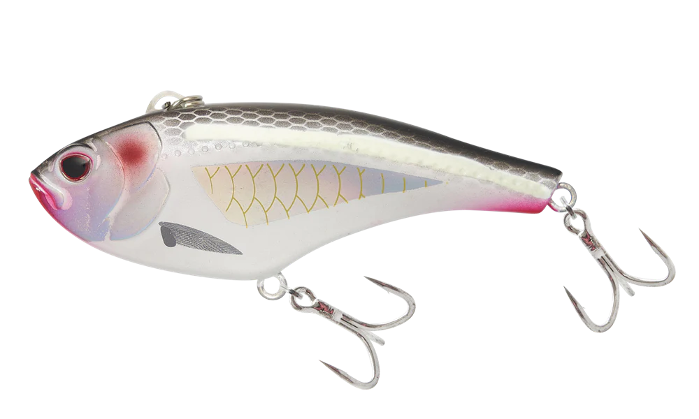 Nomad Swimtrex 80mm 28g Sinking Hard Body Vibe Lure ><