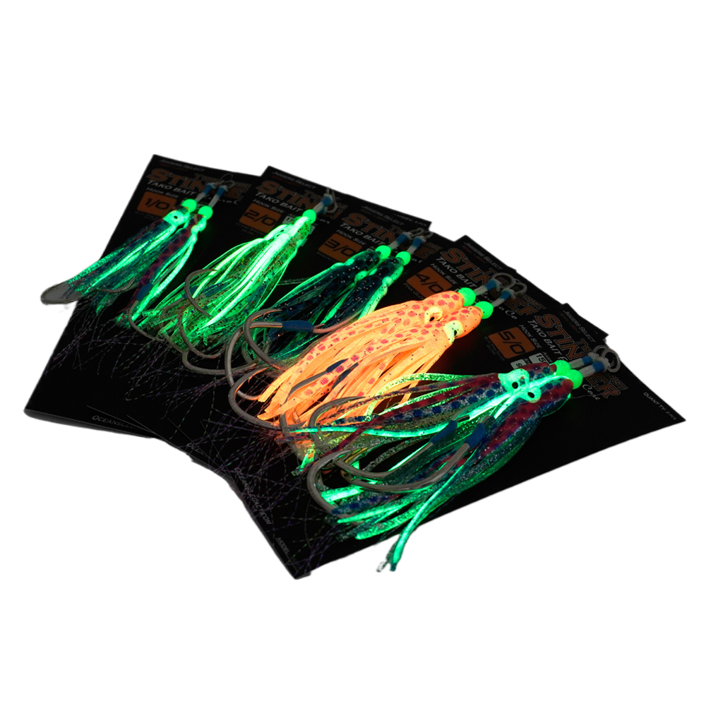 Ocean's Legacy Stinger Twin Assist Tako Bait Glow