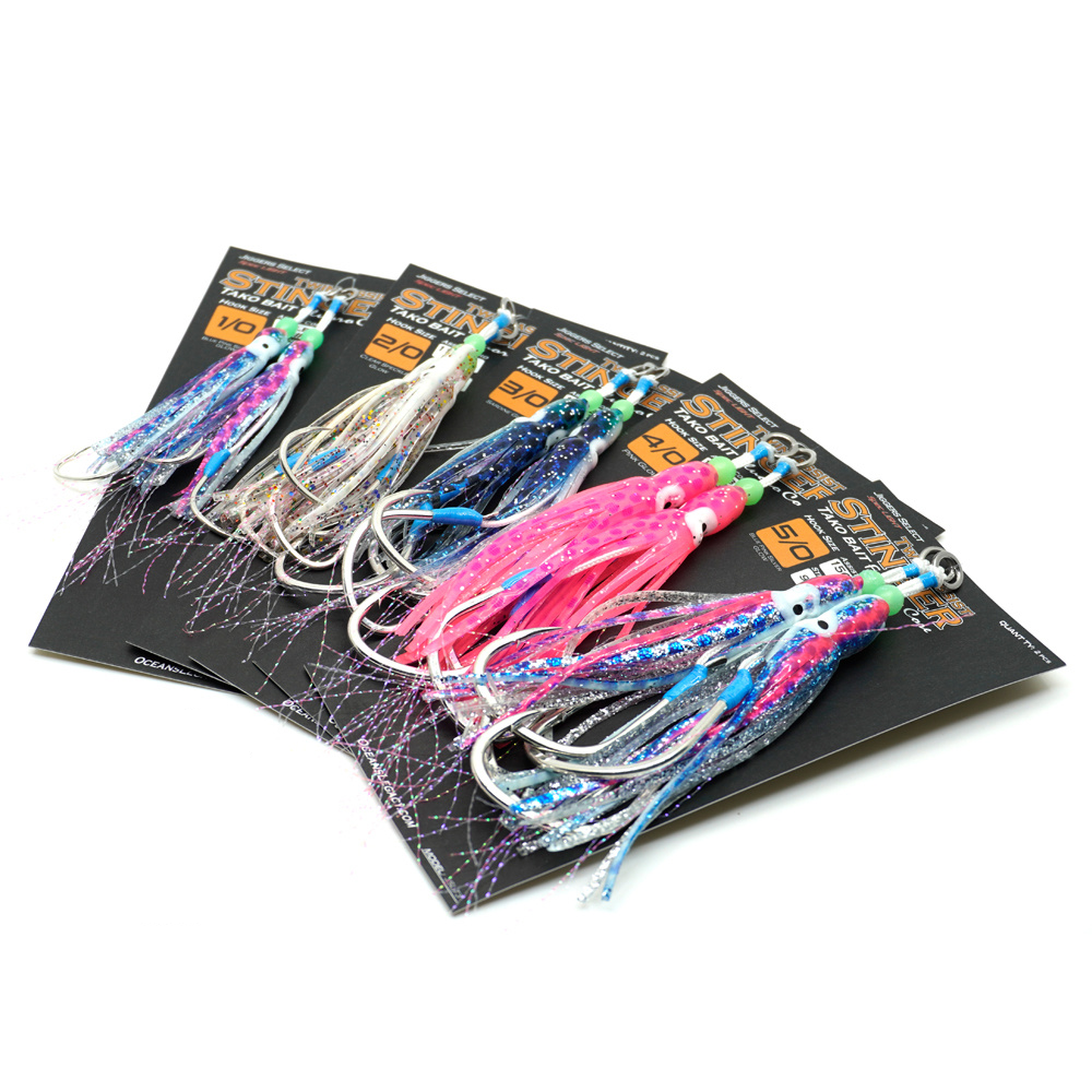 Ocean's Legacy Stinger Twin Assist Tako Bait Glow