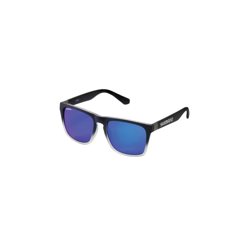 Shimano Abyss Polarised Sunglasses (navy Fade/smoke/blue Mirror)