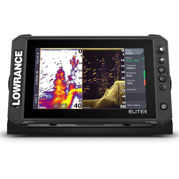 Lowrance Elite Fs 9" Fish Finder With Enhanced Embedded Charts & 3 In 1 Active Imaging Transducer (aus/nz)
