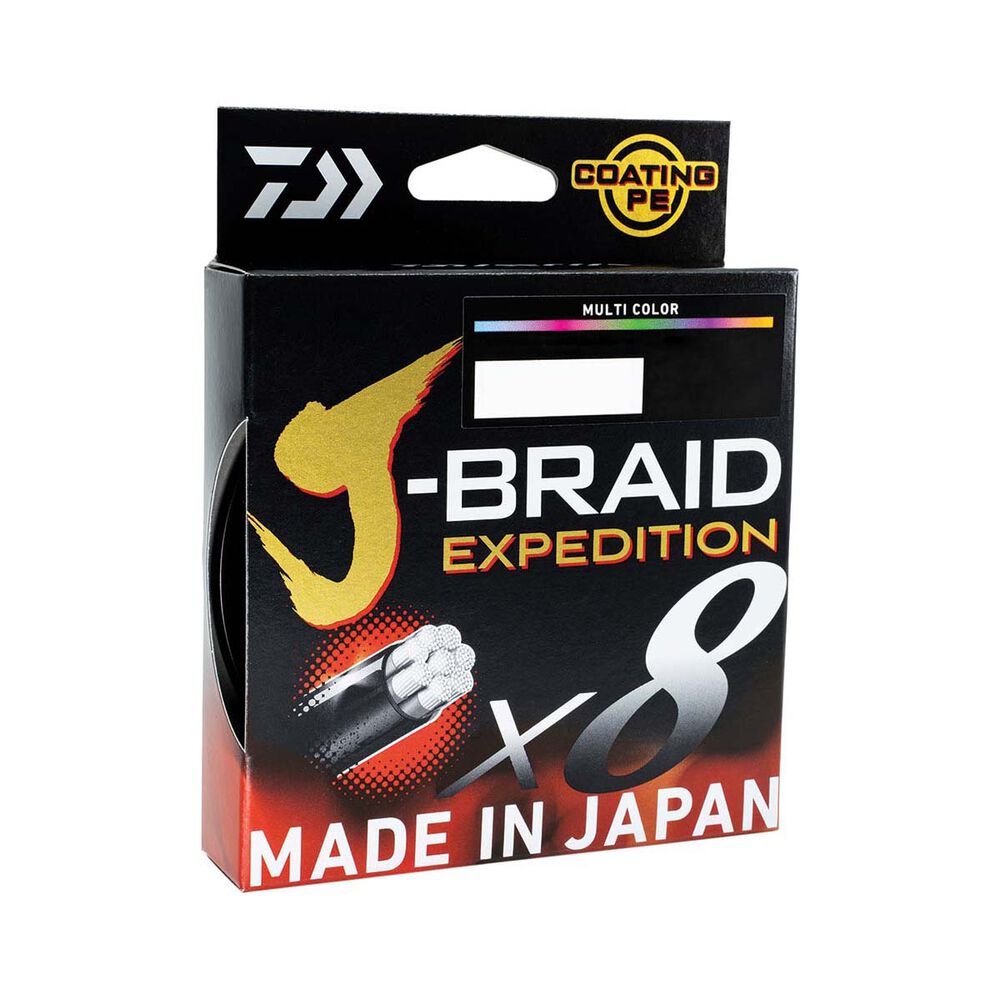 Daiwa J-braid Expedition X8 Braided Fishing Line Multi-coloured