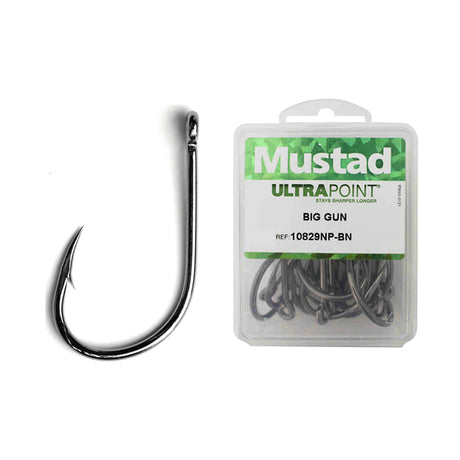 Mustad 10829 Big Gun Open Ring Bulk Hooks [sz:5/0 - 25pk]