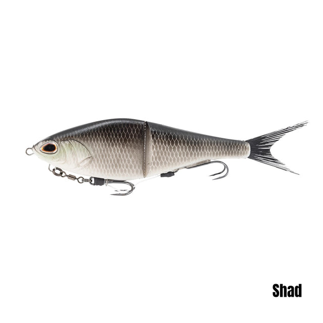 Berkley Powerbait Chop Block 6" 28.3g Soft Plastic Glide Bait Lure [cl:shad]