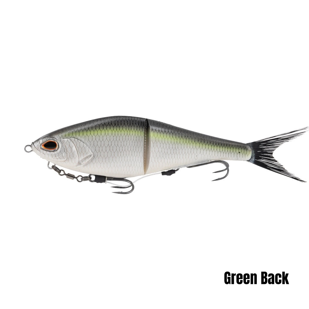 Berkley Powerbait Chop Block 6" 28.3g Soft Plastic Glide Bait Lure [cl:greenback]
