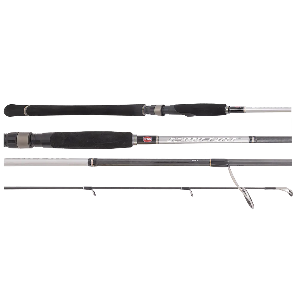 Penn Conflict Spinning Rod [sz:7'1"/2pcbj/4-8kg/712spm]