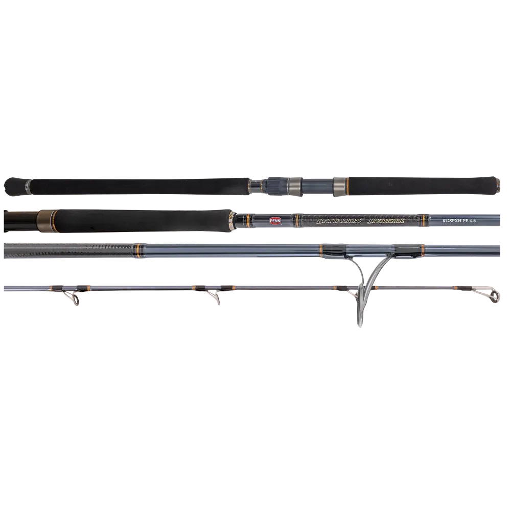Penn Battalion Inshore Spinning Rod [sz:7'1"/2pcbj/8-15kg/712spxh]