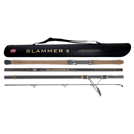 Penn Slammer Ii Travel Spinning Rod [sz:7'9"/3pc/pe 3-5/793sph]