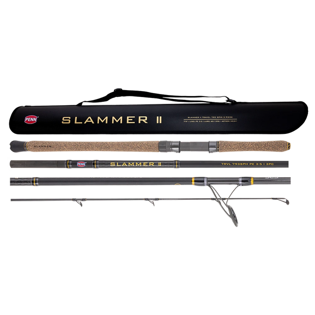 Penn Slammer Ii Travel Spinning Rod [sz:7'9"/3pc/pe 3-5/793sph]